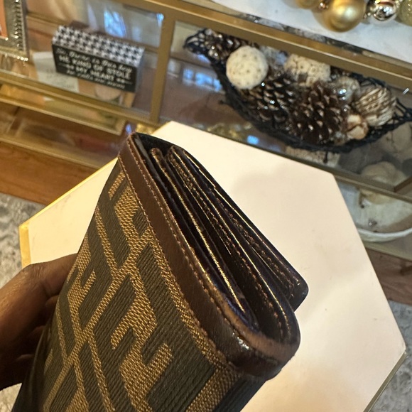Vintage Fendi Brown Zucca long Wallet - Picture 10 of 12